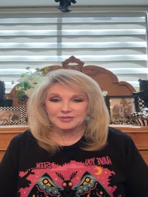 Poster for Birthday video from Morgan Fairchild