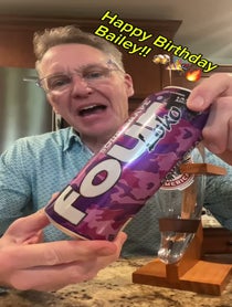 Poster for Birthday video from MikevsBeer