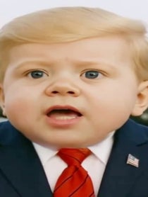 Poster for Mother's Day video from Baby Donald Trump