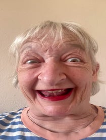 Poster for Birthday video from Janine Duvitski