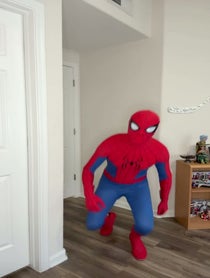 Poster for Birthday video from Spiderman