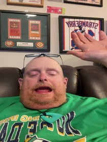 Poster for Birthday video from Frank The Tank