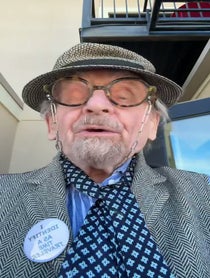 Poster for Birthday video from Sylvester McCoy