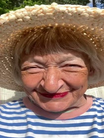 Poster for Birthday video from Janine Duvitski