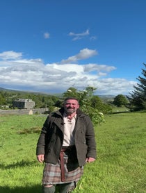 Poster for Birthday video from Andy the Highlander