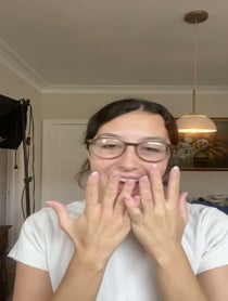 Poster for Pep Talk video from Caroline Cianci