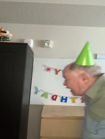 Poster for Birthday video from Palmer Scott