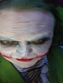 Poster for Birthday video from Joker Impersonator
