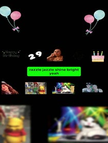Poster for Birthday video from Paul Butler