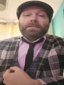 Poster for Birthday video from Smartly Dressed English Poet