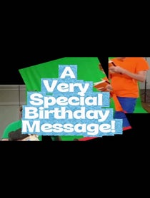 Poster for Birthday video from Coach Rocco