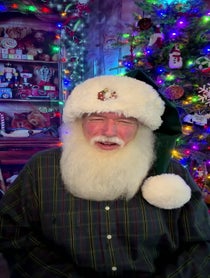Poster for Birthday video from Santa Claus