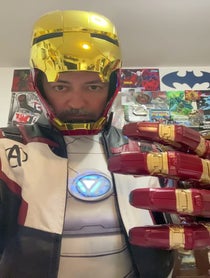 Poster for Birthday video from Iron Man-Tony Stark: Avengers Cosplay