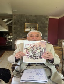 Poster for Birthday video from Jamie Farr