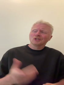 Poster for Birthday video from Paul Breach