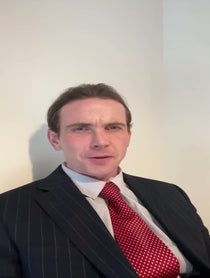 Poster for Birthday video from Patrick Bateman