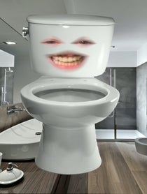 Poster for Birthday video from Mr. Toilet