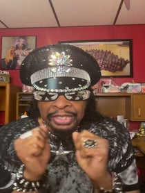 Poster for Birthday video from Bootsy Collins
