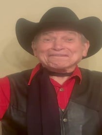 Poster for Birthday video from Burton Gilliam “Lyle" of Blazing Saddles