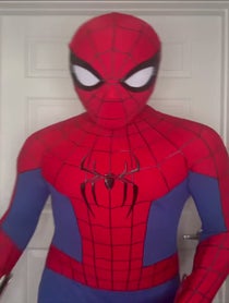 Poster for Birthday video from Spiderman