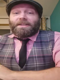 Poster for Birthday video from Smartly Dressed English Poet