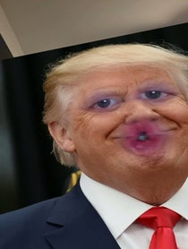 Poster for Birthday video from Trump Impressionist - Big Head Trump