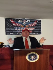 Poster for Father's Day video from Tommy Trump 47