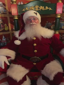 Poster for Holiday video from Santa Mike