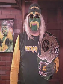 Poster for Birthday video from Packermania