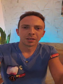 Poster for Birthday video from Chris Martin Impersonator (Coldplay Cover Brasil)