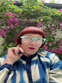 Poster for Birthday video from Nell Campbell