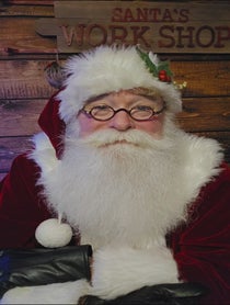Poster for Holiday video from Santa Claus