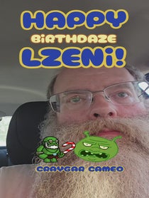 Poster for Birthday video from Craygar