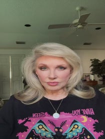 Poster for Birthday video from Morgan Fairchild