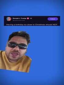 Poster for Birthday video from FacebookComments