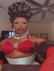 Poster for Holiday video from Shea Couleé