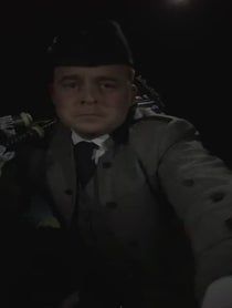 Poster for Birthday video from St Andrews Piper