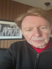 Poster for Birthday video from Gerald Casale of DEVO