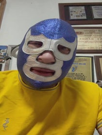 Poster for Birthday video from Blue Demon Jr