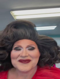 Poster for Birthday video from Trixie Deluxxe - Orlando based drag queen with a flair for roasting