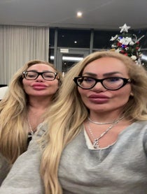 Poster for Holiday video from Darcey & Stacey Silva