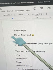 Poster for Advice video from Mr Tiny Hand