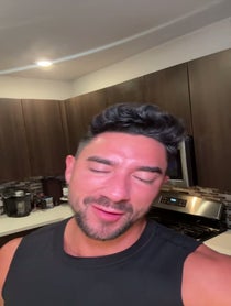 Poster for Birthday video from Marciano Brunette