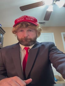 Poster for Holiday video from Tommy Trump