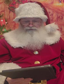 Poster for Pep Talk video from Santa Claus
