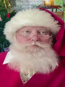 Poster for Holiday video from Santa Theodore
