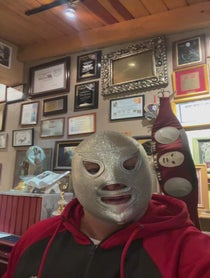 Poster for Birthday video from El Hijo del Santo