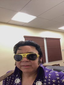 Poster for Give Thanks video from Shawn Elvis Tribute Artist Impersonator