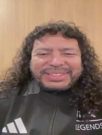 Poster for Pep Talk video from Rene Higuita