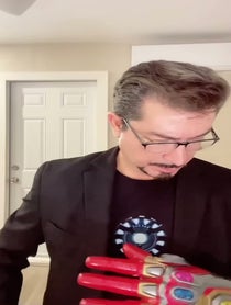 Poster for Birthday video from Miami Tony Stark